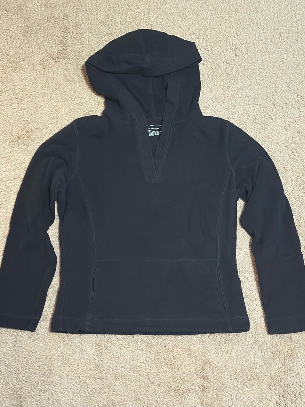 Tek Gear Women's Black Hoodie Sweatshirt Activewear SIZE S